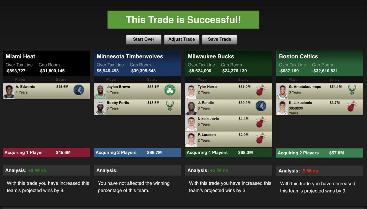 devp98's tweet photo. @3MWD__ Throw in draft picks to Boston I guess but are there maybe some real bones here to work with or am I absolutely delusional https://t.co/8AmkdWPqMX