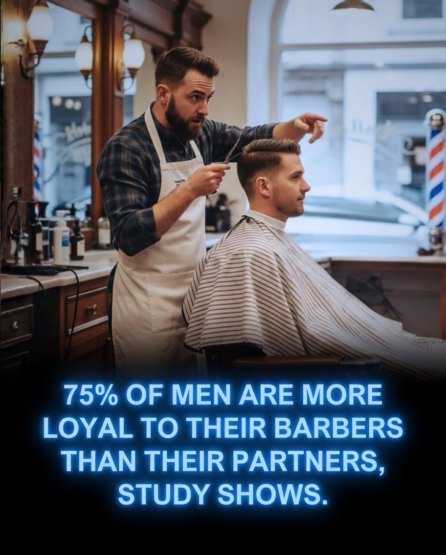 Rainmaker1973's tweet photo. A surprising survey reveals just how strong the bond between men and their barbers can be.

According to a 2023 survey conducted by Capital Hair and Beauty, 75% of men say they feel more loyal to their barber than to their romantic partner. Nearly seven million British men admitted they would feel guiltier about switching barbers than about cheating in a relationship.

The survey also found that many men maintain long-term relationships with their barber, some for years or even decades, often traveling significant distances to stay with the same person. In contrast, only 15% of women reported the same level of loyalty to their hairstylist.

Experts suggest this strong loyalty stems from the simple, consistent, and low-pressure nature of the barber-client relationship. Unlike romantic partnerships, which involve emotional complexity, the barber dynamic is built on routine, trust, and familiarity.

[Capital Hair and Beauty Survey (2023) – “How do Brits feel about ‘cheating’ on their regular hair and beauty professional?”]