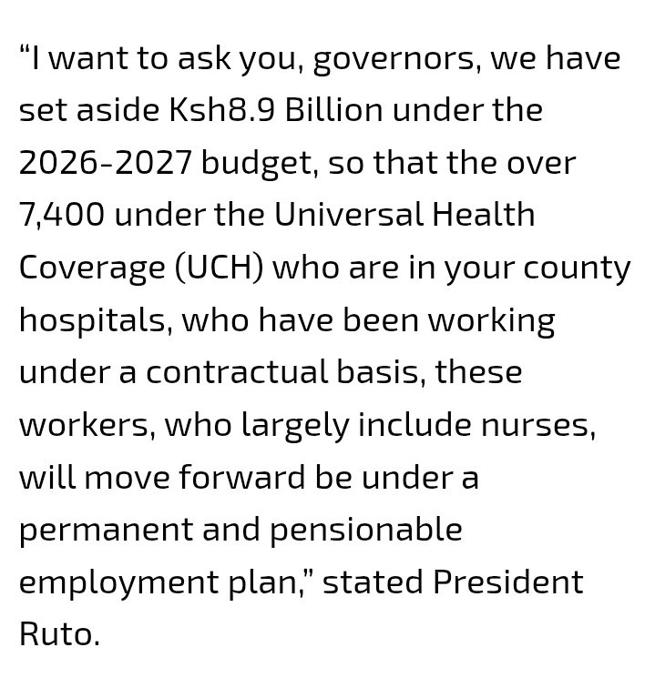 uhckenya254's tweet photo. New directives from the CIC
@WilliamsRuto 

@KenyaGovernors to issue PnP letters to UHC staff effective immediately.

No monkey business!

Cc: @HonAdenDuale, @fnoluga, @psmuthoni, @psmuthoni https://t.co/VvfgipFgev