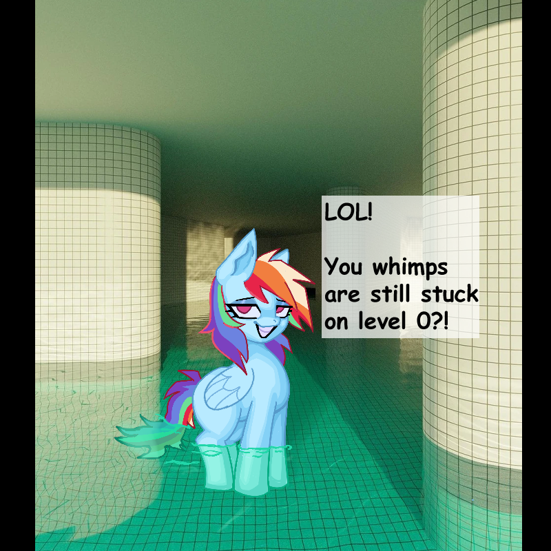 HeartlessMist2's tweet photo. Rainbow Dash in the backrooms...AGAIN https://t.co/QeTM6IVLP5