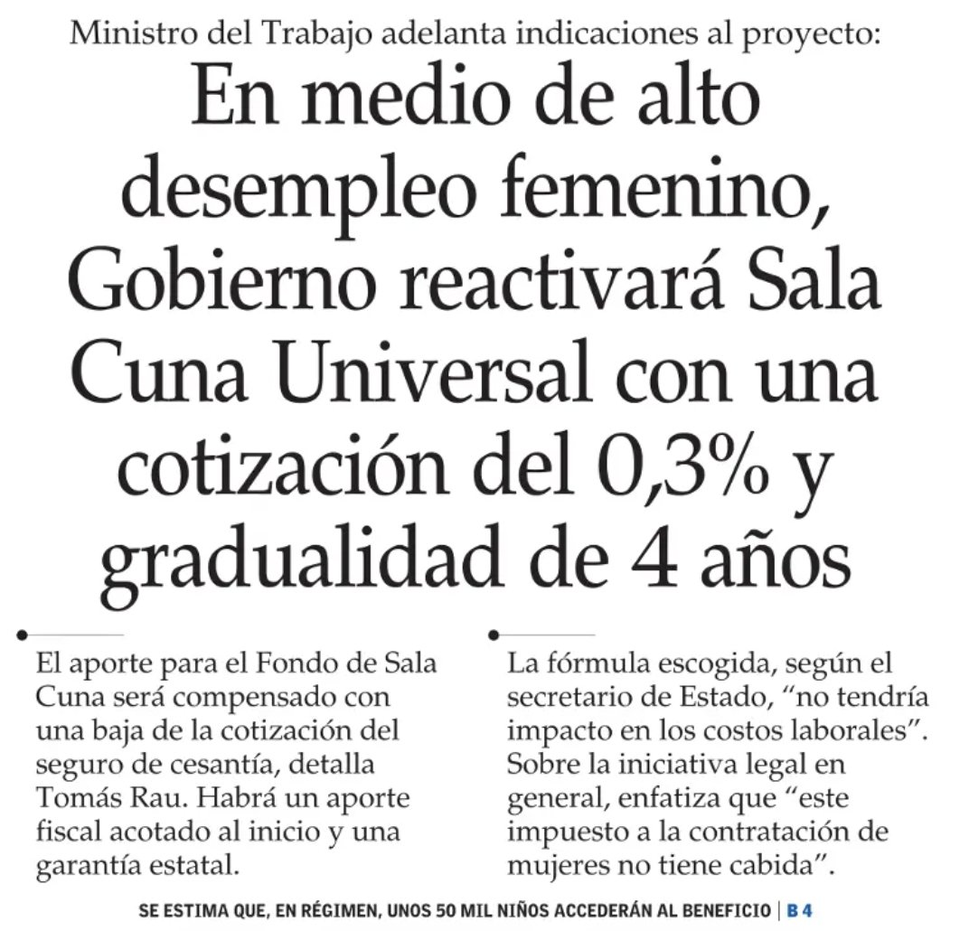 juanpabloswett's tweet photo. "El desempleo que estamos viendo es fruto de los mayores costos que implica la disminución de la jornada laboral (40hrs), la mayor cotización previsional y alzas de salario mínimo" este análisis que repetimos en su minuto hasta cansarnos lo dijo el ex ministro de hacienda Andrés Velasco mirando de frente al ex presidente Gabriel Boric el jueves pasado.

Que impotencia como se hacen políticas publicas en Chile. (Sala cuna al menos lo logramos frenar en la ultima semana de Boric y hoy se aprobará un proyecto que va en la línea correcta sin aumentar la cesantía)