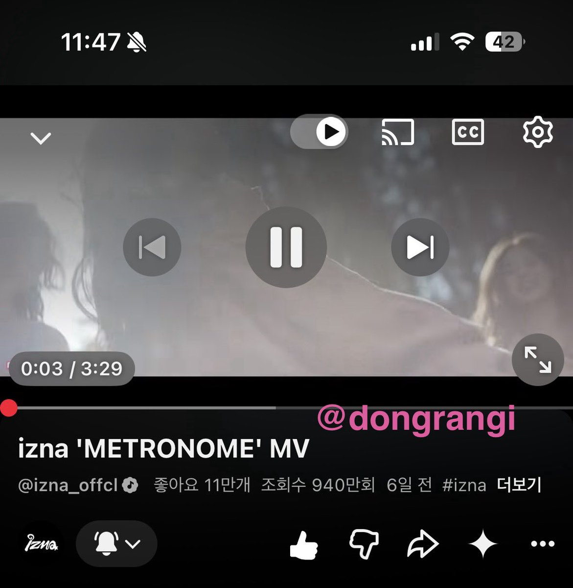 dongrangi's tweet photo. @izna_offcl 메트로놈 듣고 보고 즐거야겠지?? 앙?🤨

#izna #이즈나
#SET_THE_TEMPO #izna_SET_THE_TEMPO 
#METRONOME #izna_METRONOME https://t.co/ldP8rihKVs
