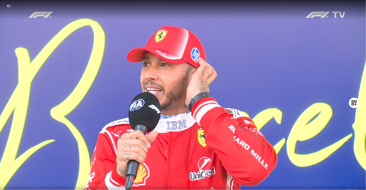 PortalHamilton's tweet photo. Acompanho o @LewisHamilton desde os tempos de GP2 e hoje chorei de verdade. Que orgulho ver o topo de volta! Quando todo mundo duvida , a genialidade dele desenha caminhos impossíveis. Obrigado por manter nossa esperança viva! 🥹🏆🔴 #TeamLH @Team_LH #F1 #BlackPanthers https://t.co/wIYbpXiJBh