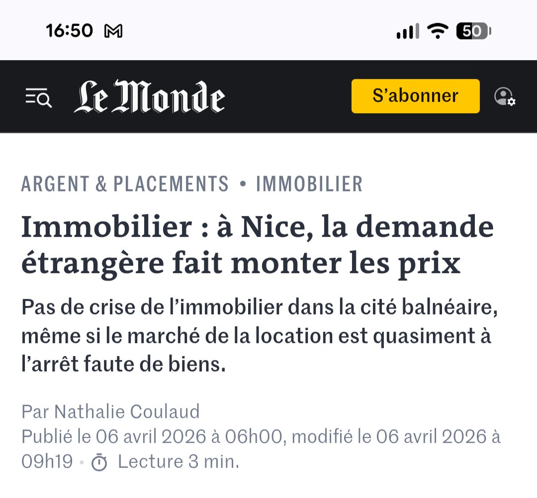FreddyLeb's tweet photo. @Rata_pignata @yann_13b @BB27000 Putain de retraités Normands qui font monter les prix à Nice.
Ah non, la clientèle internationale. Ils s'en battent les c. du train, ils viennent en avion https://t.co/Bx5cLw1ste