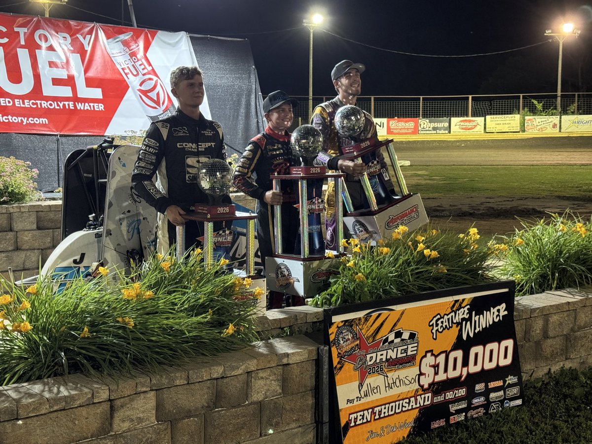 PE_LTD's tweet photo. 🏁 Podium Sweep at The Big Dance! 🏁

We were proud to sponsor The Big Dance at US 24 SPEEDWAY again this weekend, and we’re excited to share that the top three finishers were all running Performance Electronics products!

1st - Cullen Hutchinson (PE3-8400)
2nd - Brant Woods (PE3-IG2)
3rd - Caleb Shietze (PE3-IG2) 

Congratulations for an outstanding night of racing. We’re honored to be part of your success and grateful for the trust you place in our products every time you hit the track.

#PerformanceElectronics #BigDance #US24Speedway #RaceProven