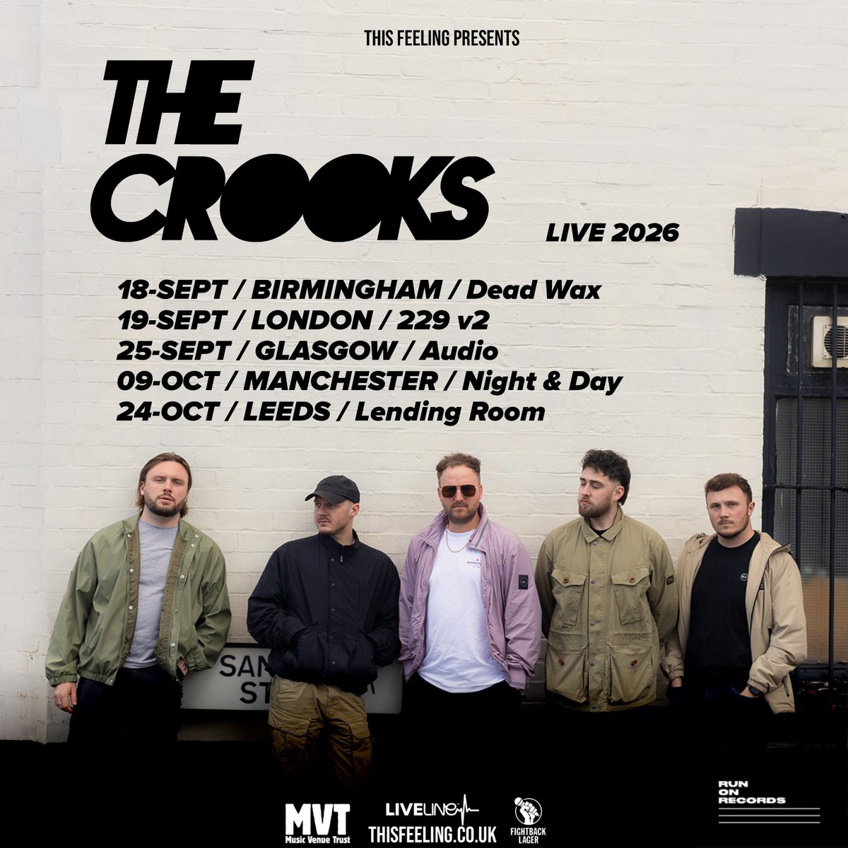 This_Feeling's tweet photo. Just announced 🎸 @TheCrooksUK Tour on sale Wednesday 10am https://t.co/UECG8wN97m