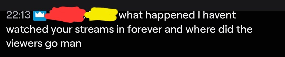 VextraG6's tweet photo. No streamer wants to see these kinds of comments. It's rude &amp; can discourage the streamer. Imo, low viewership doesn't devalue the stream! I saw a streamer end stream the other day cuz chat wasn't moving as much as he'd like even tho people were there! Value people! Not numbers! https://t.co/ETQU1FGQv0