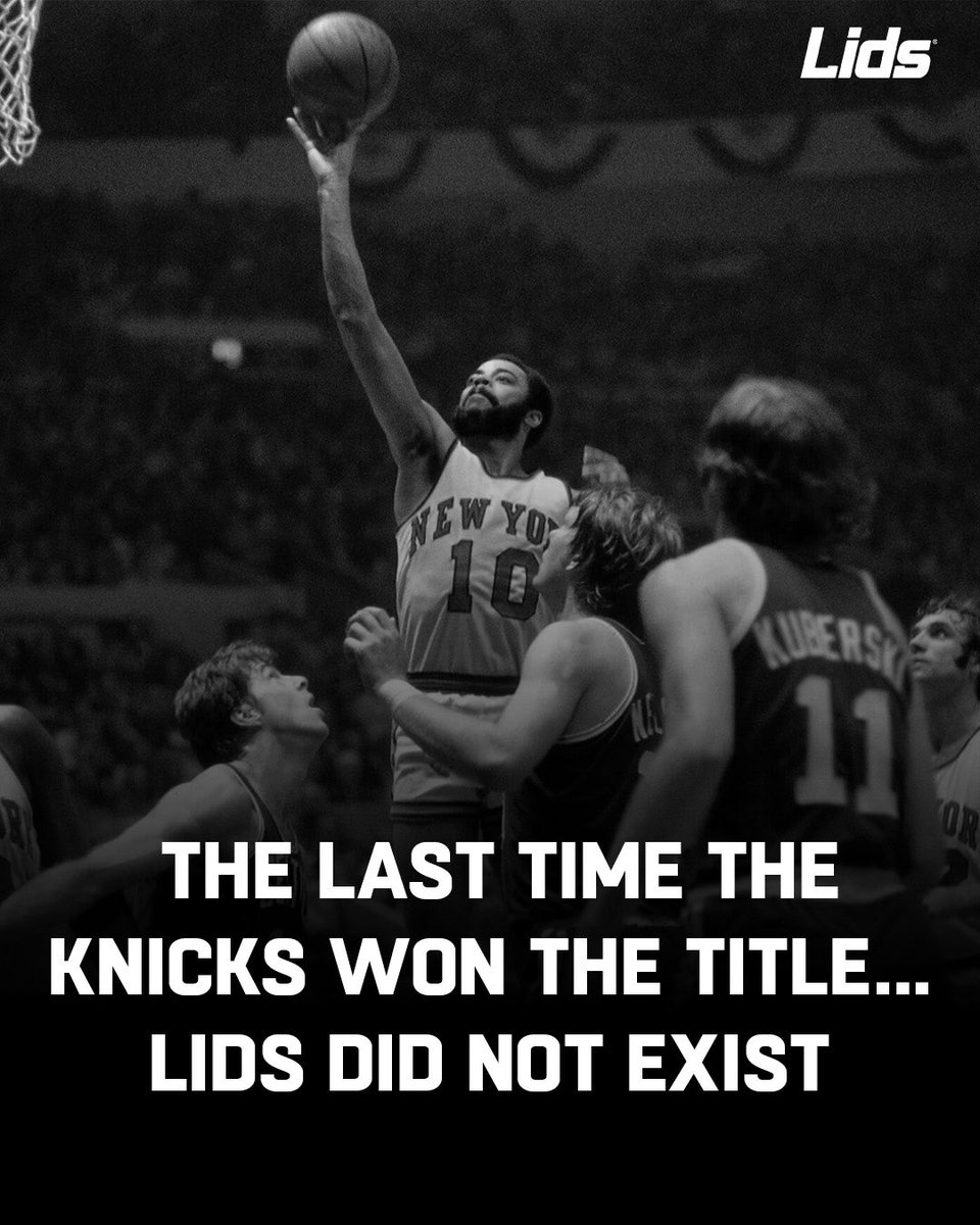 lids's tweet photo. Lucky for you, Knicks fans, we do now 😉 https://t.co/zgpx2LYI1p