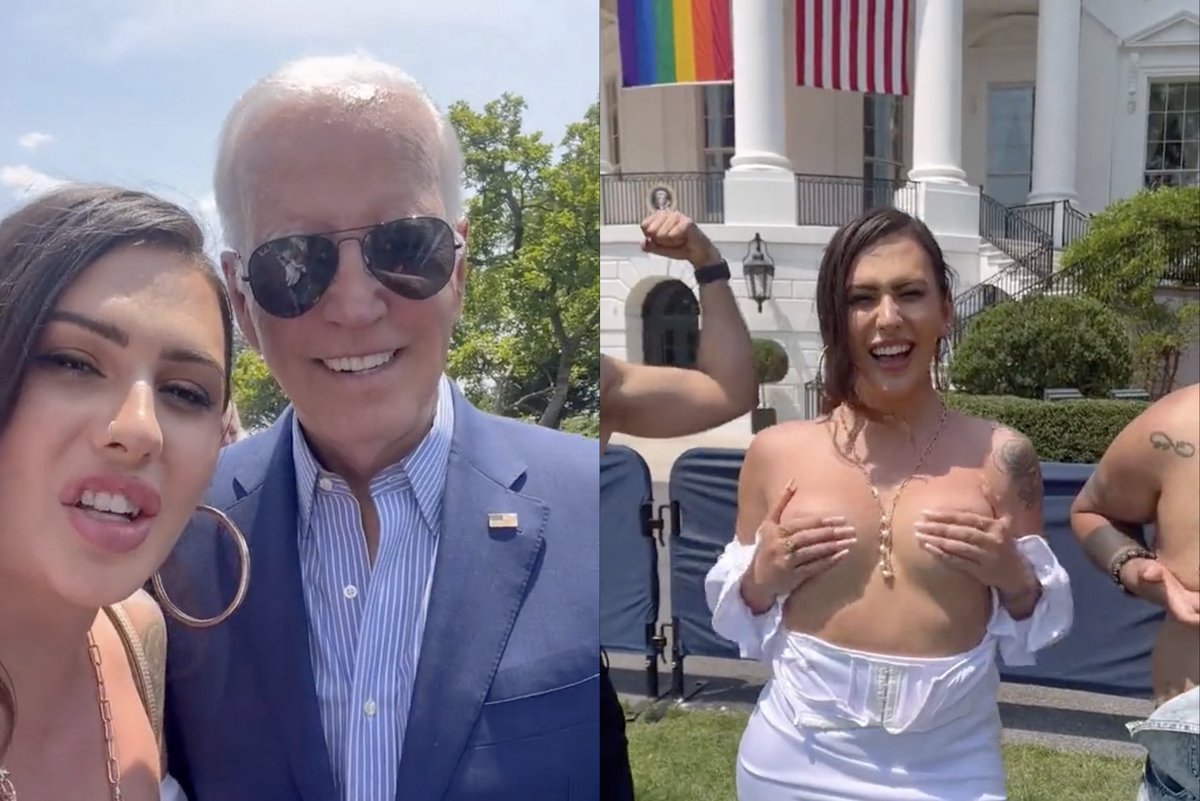 HowellGator's tweet photo. @malcolmkenyatta Infinitely more embarrassing but I would expect someone like you to like nude trans dudes at the White House more than sporting events https://t.co/4XbqHHlzYo