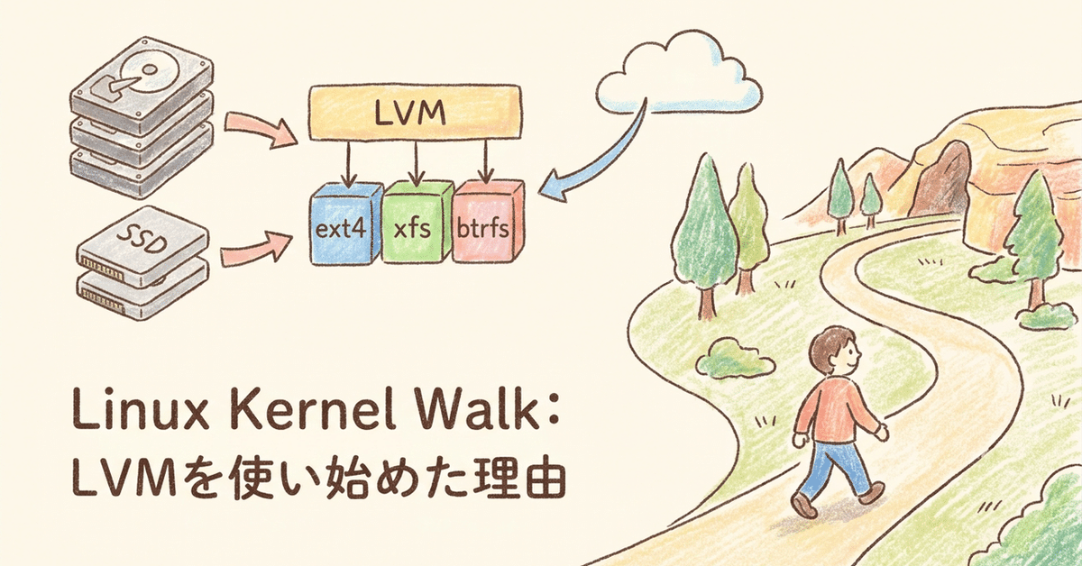 takuminews's tweet photo. ✅ 新着記事公開：「Linuxカーネル散歩：LVMを使い始めたきっかけ」
📎 https://t.co/dWt12UGIpa
#AI #IoT #Linux #Network #Security #MiniPC #Tech_education #情報技術の四方山話 https://t.co/jdYJZ9TrKK