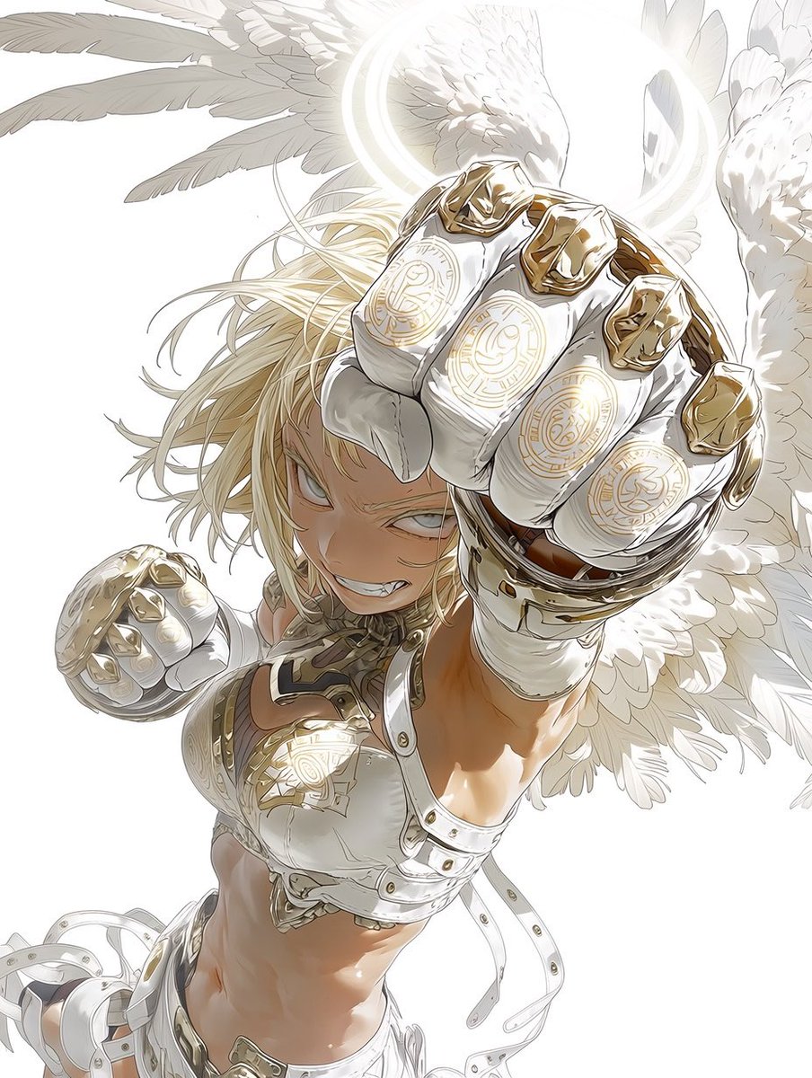 uenrura's tweet photo. Divine Fist👊
Heaven doesn’t send warnings. It sends her.
#DivineFist #PowerAngel #HolyWarrior https://t.co/Ygwh5luJSo