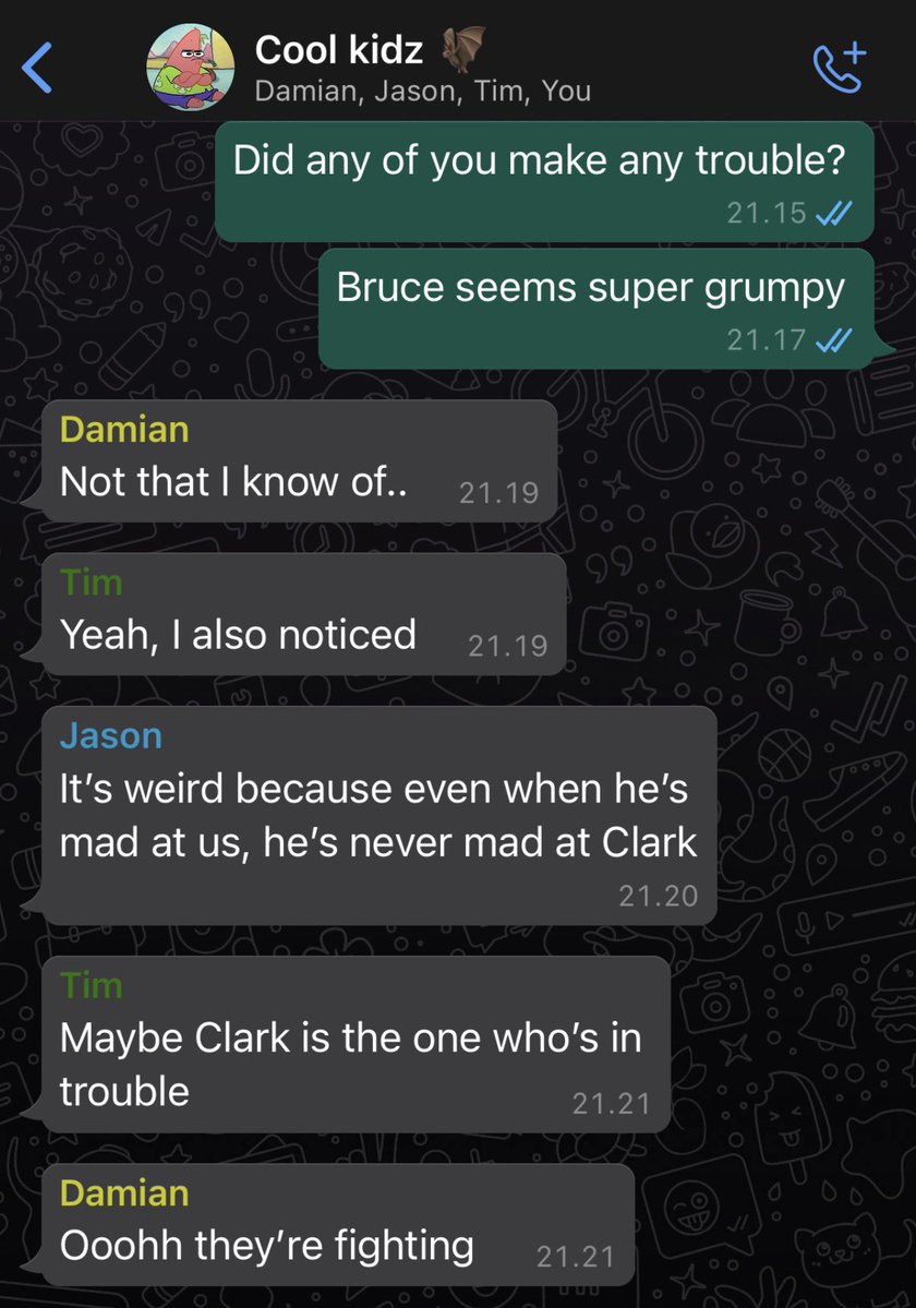 corgilesterr's tweet photo. Something’s wrong with Bruce 

#superbat https://t.co/XkWu6ie5ej
