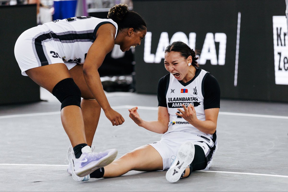 3x3Mongolia's tweet photo. It’s time for final! 😤

@FIBA3x3 WS Vienna 
Ulaanbaatar Amazons ⛹🏻‍♀️🇲🇳 moves to final 🥳
✅ 17:12 🆚 France 🇫🇷 

Final ⏰ 00:10 🆚 Madrid 🇪🇸 

#3x3WSVienna https://t.co/tgHAznWOWC