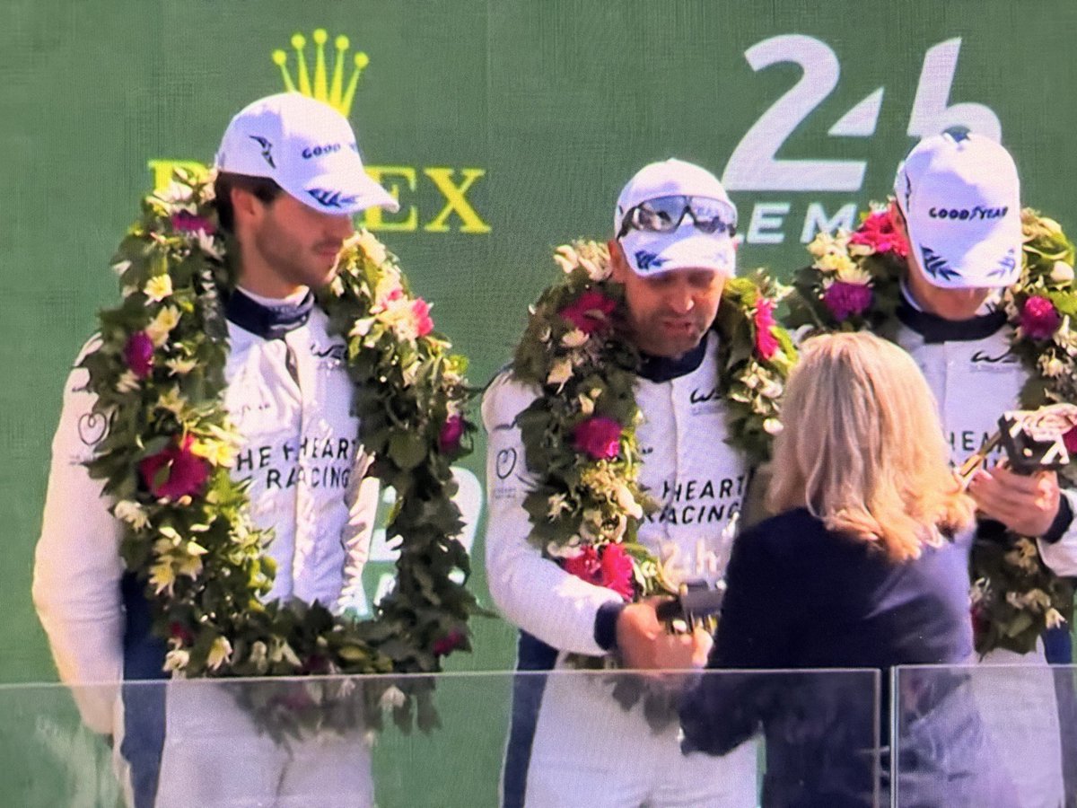 theparcferme's tweet photo. Great to see @Heart_Of_Racing on the podium @24hoursoflemans !! #24HoursofLeMans #Lemans24 @PaulF1B https://t.co/l2JWsX8597