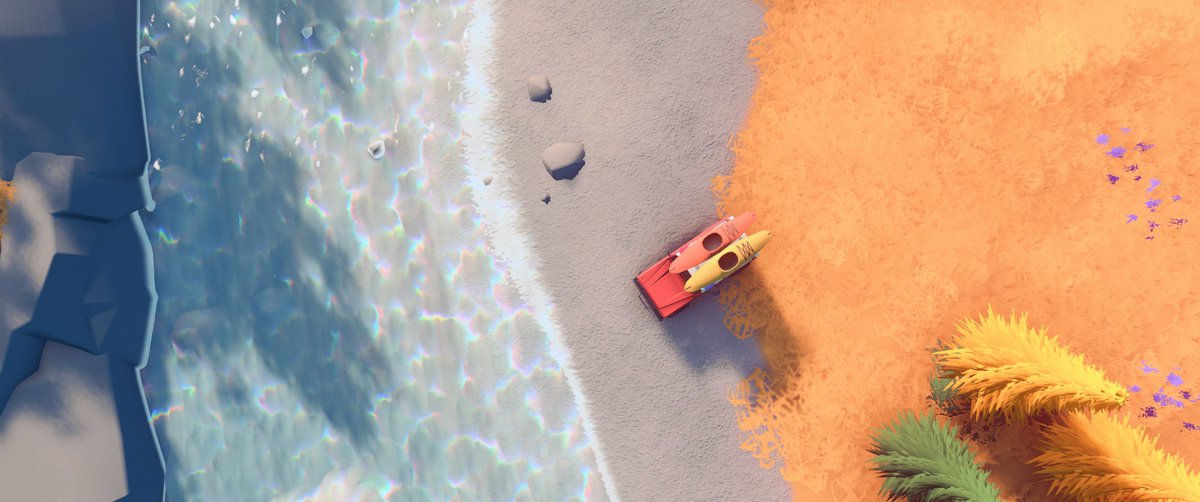 Osadowski_W's tweet photo. Dear @funselektor 

We found kayaks in our cabin and decided to borrow them.

A lot of fun lies ahead, and maybe we’ll even manage to wash the car!

#overthehill #VirtualPhotography #4x4Postcards https://t.co/7lCmdopnh6