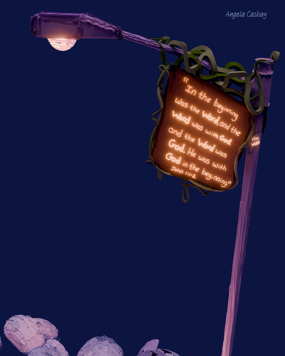 AngelaCashay's tweet photo. 3D art inspired by Psalm 119:105

“Your word is a lamp to my feet, a light on my path."   

Drawn in Feather 3D &amp; rendered in Blender. 

Interactive page 🔗 https://t.co/0LGp294NOH https://t.co/ENkIVoAXwj