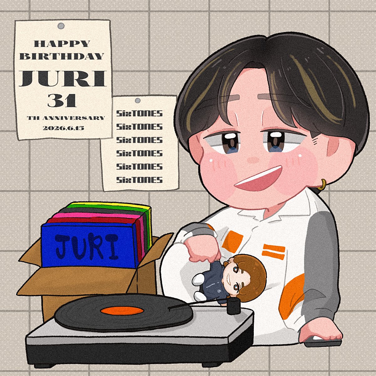 chimi_chimi_646's tweet photo. お誕生日おめでとうございます🥳💎💙
#田中樹誕生祭2026
#HappyBirthdayJuri https://t.co/kXkSvFqucX