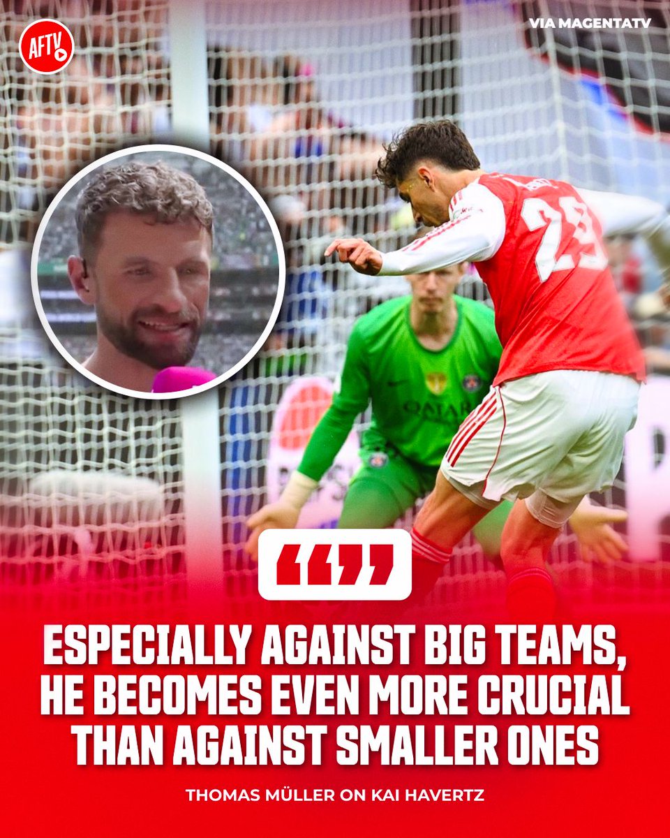 AFTVMedia's tweet photo. A Germany legend has backed our number 29 to start every minute of the World Cup as the team's number 9. 

From a former striker who knows what the role demands, an unambiguous endorsement. 🔴 https://t.co/TkmzSIdIND