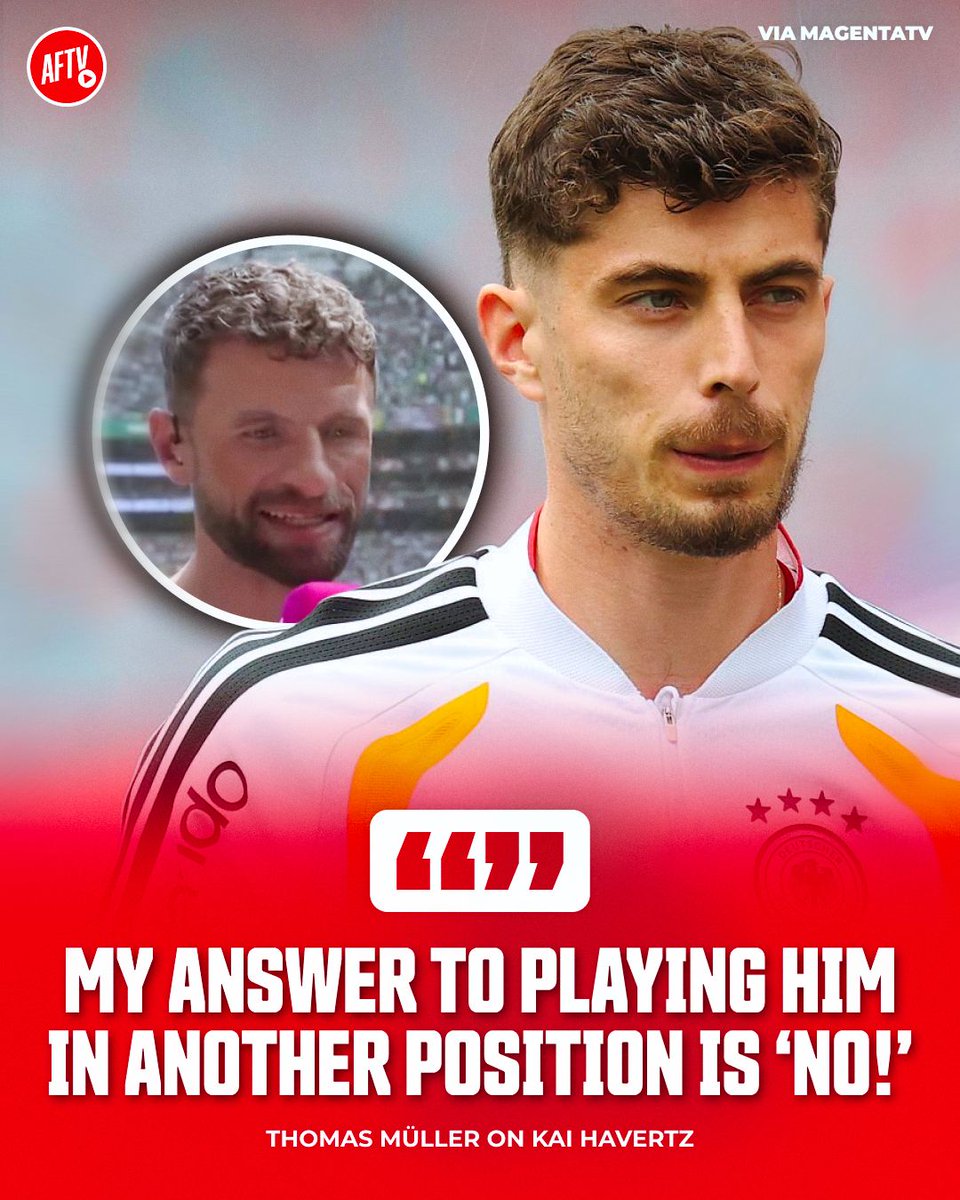 AFTVMedia's tweet photo. A Germany legend has backed our number 29 to start every minute of the World Cup as the team's number 9. 

From a former striker who knows what the role demands, an unambiguous endorsement. 🔴 https://t.co/TkmzSIdIND