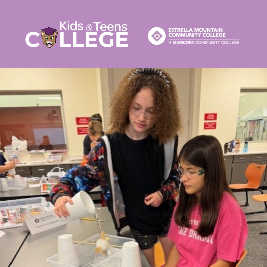EMCC_Official's tweet photo. Know any kids or teens who are already bored this summer? Good news! There's still time to sign up for Kids &amp; Teens College classes-- including STEM, Babysitting 101, &amp; Animal Ambassador classes!

Check out the available classes &amp; get signed up 👉  https://t.co/mF4zcSnX0n https://t.co/LM4x4nxzeV