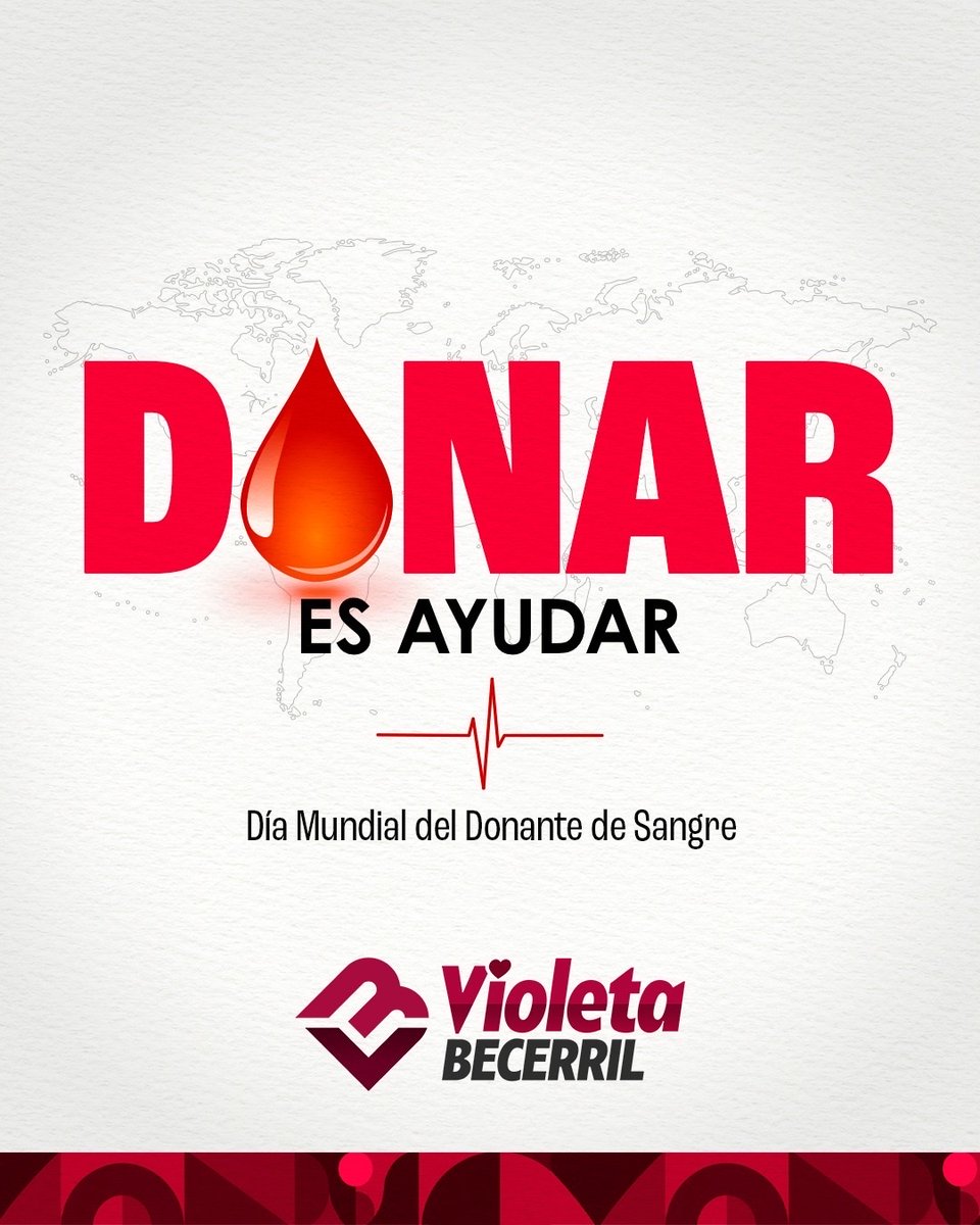 viobecerril's tweet photo. Donar 🩸 sangre es un pequeño acto que puede cambiar una vida para siempre.

Gracias a quienes hacen de la solidaridad una ❤️ acción que salva vidas. 

#DonaSangre https://t.co/htLqTkQ69V