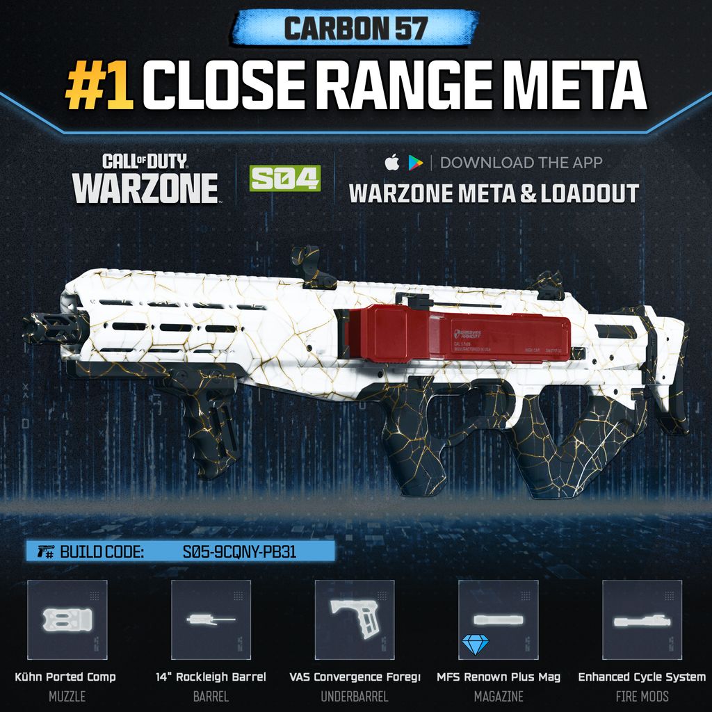 WZStatsGG's tweet photo. ‼️🚨 #1 WARZONE META LOADOUT - BIG MAP 🚨‼️

🔥 The Best Loadout Combo to use in #Warzone for Big Maps!

🥇 #1 Long Range Meta: AK-27
🥇 #1 Close Range Meta: CARBON 57

🫡 Get the Best Meta Loadouts &amp; Tier list rankings for BR, Resurgence, &amp; more on the Warzone Meta app FOR FREE! https://t.co/hDnow8PCrS