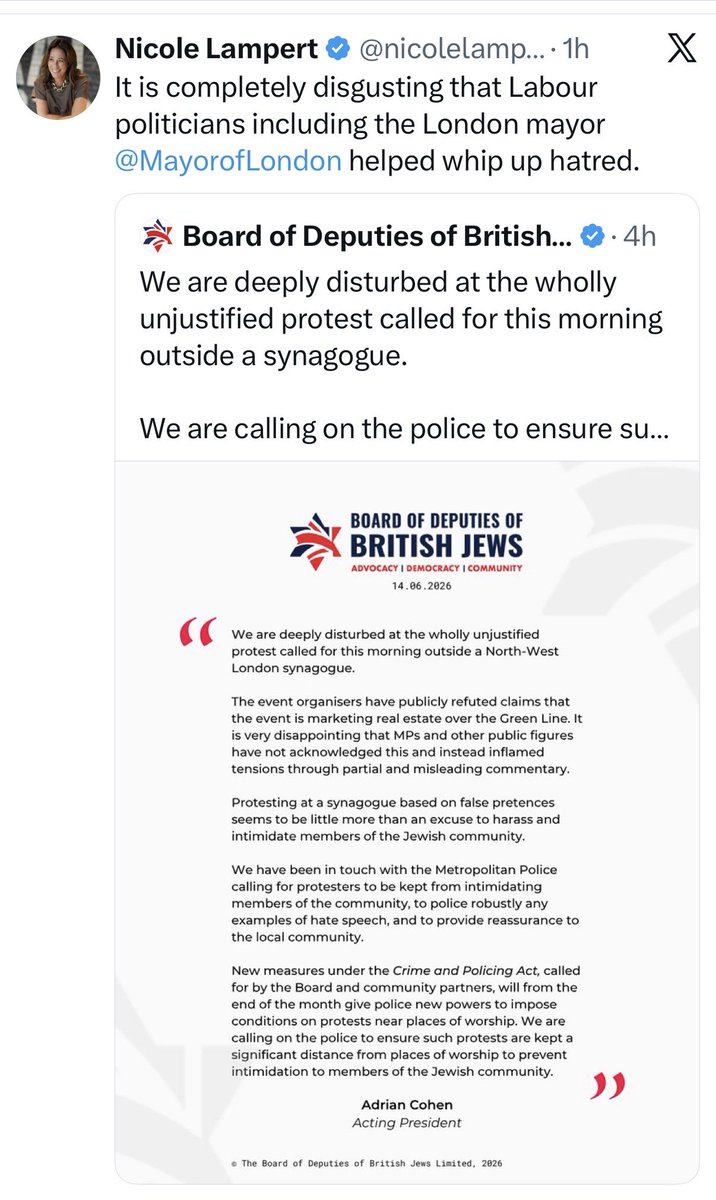 flying_rodent's tweet photo. I invite you to ask which is more likely: that beige centrist Sadiq Khan is a crazed hatemonger, or that these people are far right crackpots with horrifying views, and we have spent most of a decade being told the concerns of people like that are terrifyingly urgent. https://t.co/Y4ipcu7sQ8