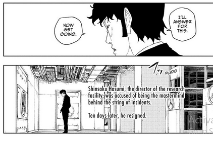 Jakuri_0's tweet photo. Hasumi might be top 2 side characters of all time in the entire manga bro, he's moved me man, that's the GOAT right there. https://t.co/1nrnTrtIkw
