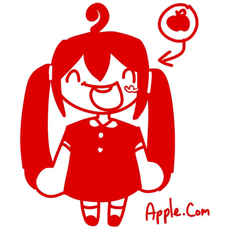 BreadloafPanda's tweet photo. I feel like posting
Apple dot com doodle i made for oomf https://t.co/UqGcqXB0BJ