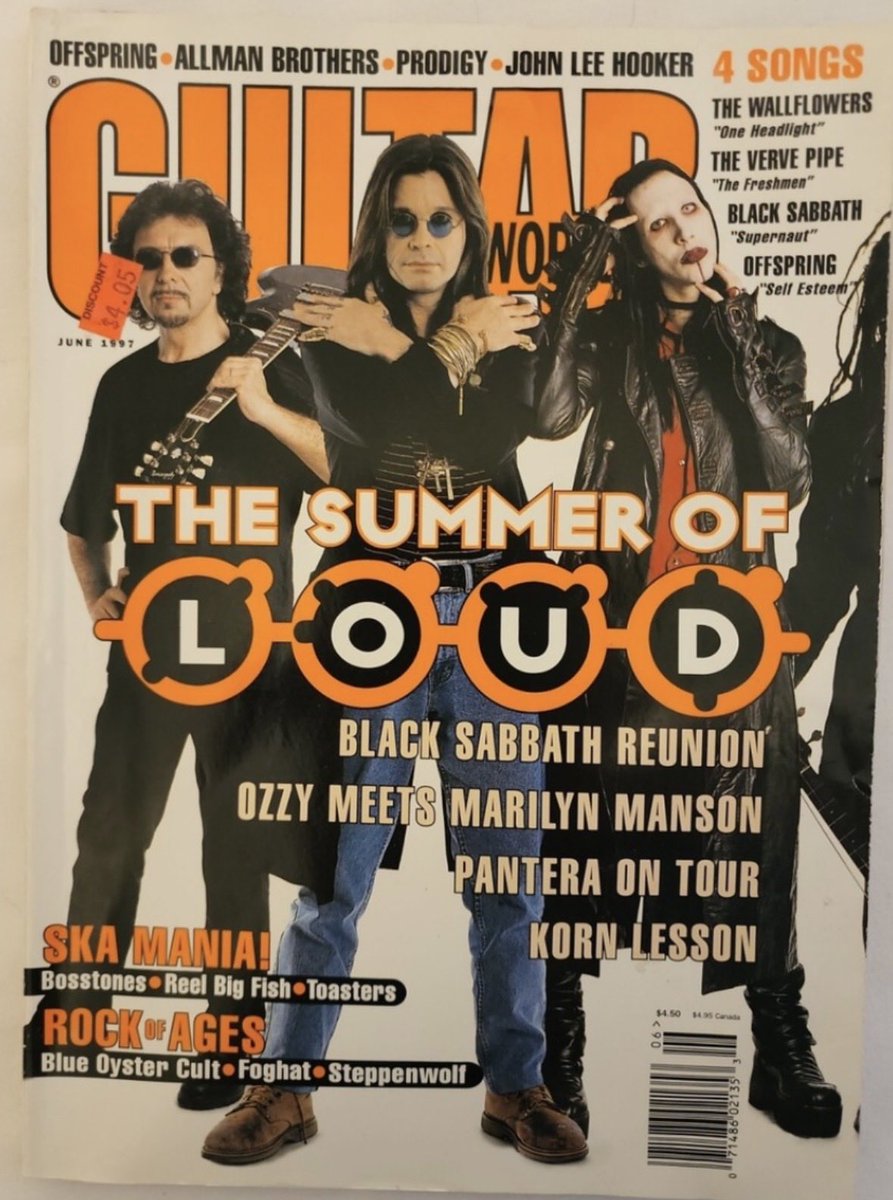 TheOzzFest's tweet photo. June 1997
@GuitarWorld Ozzfest Cover https://t.co/pOPvK8rhLG