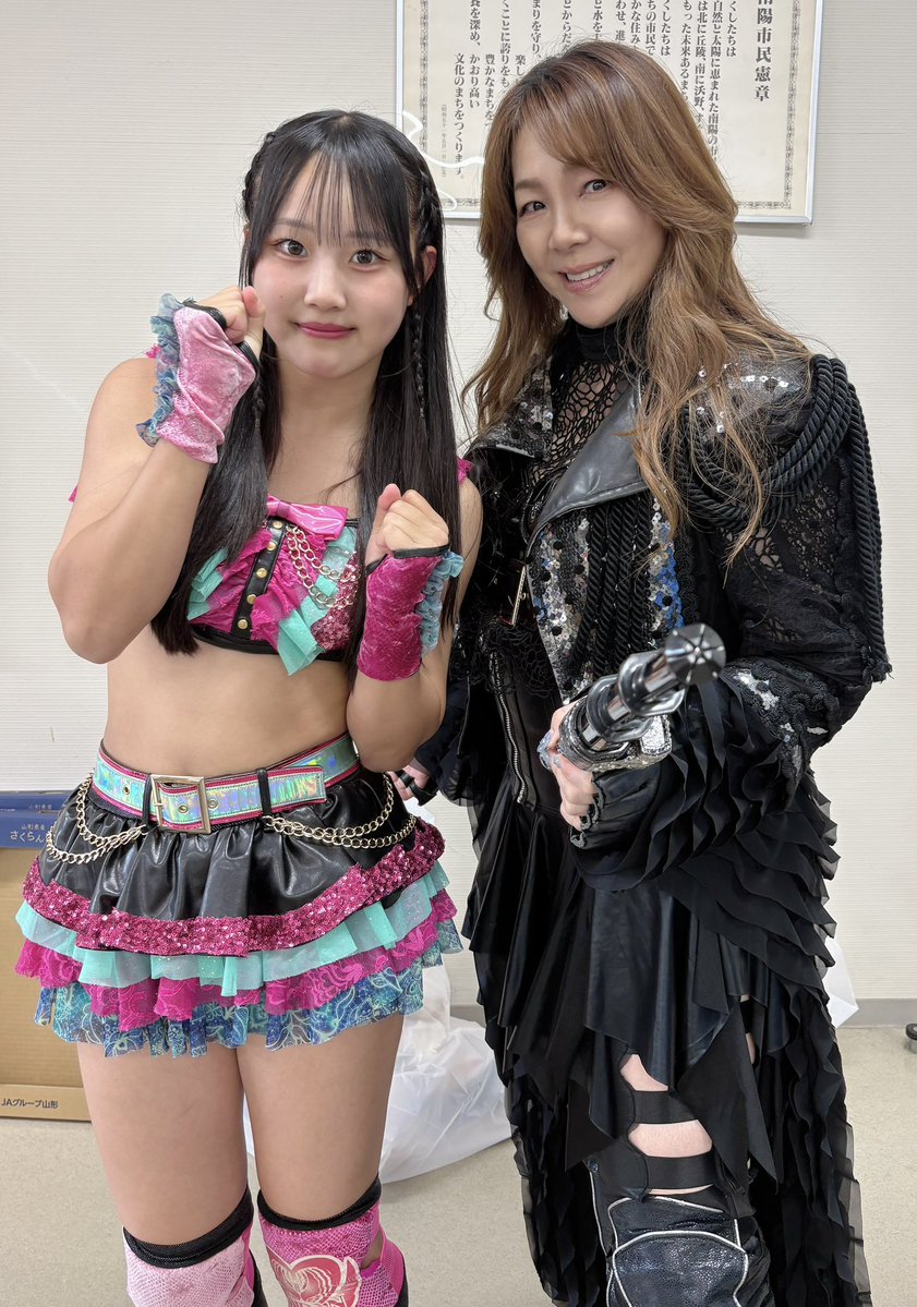 takacoinoue's tweet photo. ディアナ山形県南陽市赤湯大会の
パートナーは
美少女美蘭選手🩷

礼儀正しくてかわいい子でした

ウチのわかなと同級生 https://t.co/Lu6EuZbqGa