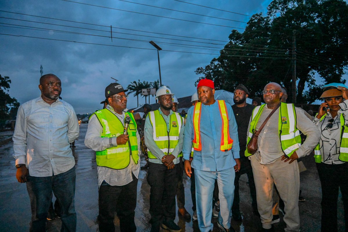 FrancisNwaze1's tweet photo. UMAHI SHOWCASES FEDERAL PROJECTS IN EBONYI, SAYS SOUTHEAST IS GRATEFUL TO TINUBU AS EBONYI SET TO DEMONSTRATE ITS APPRECIATION TO THE PRESIDENT ON MONDAY

The Honourable Minister of Works, Senator Engr. David Umahi, CON, on Saturday, June 13, 2026 led a Federal Government delegation headed by Presidential Adviser on Information and Strategy, Mr. Bayo Onanuga, on an inspection of ongoing federal road projects across Ebonyi State, using the occasion to highlight what he described as the unprecedented infrastructure transformation taking place under the administration of President Bola Ahmed Tinubu.

Speaking during the inspection, Umahi showcased several strategic federal projects across the state and the Southeast, explaining that the region remains deeply grateful to President Tinubu for the tangible evidence of inclusion, fairness and development.

At the Calabar - Abuja project sites, the Minister explained the strategic importance of a major flyover under construction along the Trans-Sahara Super Highway corridor.

“Let me say that this is the point where the Trans-Sahara Route takes a bend. The essence of this flyover is to resolve the conflict at this point,” he said.

According to him, the Federal Government has already made provision in the 2026 budget to connect the corridor directly to the Ebonyi State capital.

“The road going to the capital city, which is 18km from this point, is included in the 2026 budget, and the Federal Government will undertake the connection to the city centre.”

Umahi stressed that despite funding challenges, work would continue uninterrupted across project sites.

“Of course, the contractor has not been paid, but we are creditworthy. All contractors being owed will be paid. There should be no stoppage of work because we want to see if we can commission this project by December. The cost is ₦25 billion.”

The Minister described the projects as only a glimpse of what President Tinubu is delivering in the Southeast.

“This is just the beginning. You will see remarkable projects of President Bola Ahmed Tinubu in the South-East. When we talk about the gains of the South-East under President Bola Ahmed Tinubu, some people who do not understand what we are talking about will continue to criticize us.”

He declared that the people of the Southeast have taken notice of the President’s interventions and are prepared to openly express their appreciation.

“The people of the South-East are very appreciative of what the President is doing. By Monday, under the leadership of the Governor of Ebonyi State, we will demonstrate this appreciation when we adopt the President as our sole candidate and, of course, the Governor.”

Umahi was emphatic about the region’s political direction.

“Let it be known that Ebonyi State is not obedient because we want to catch up with the rest of the country, and we will never be obedient. What happened before was an accident of history. It will not repeat itself.”