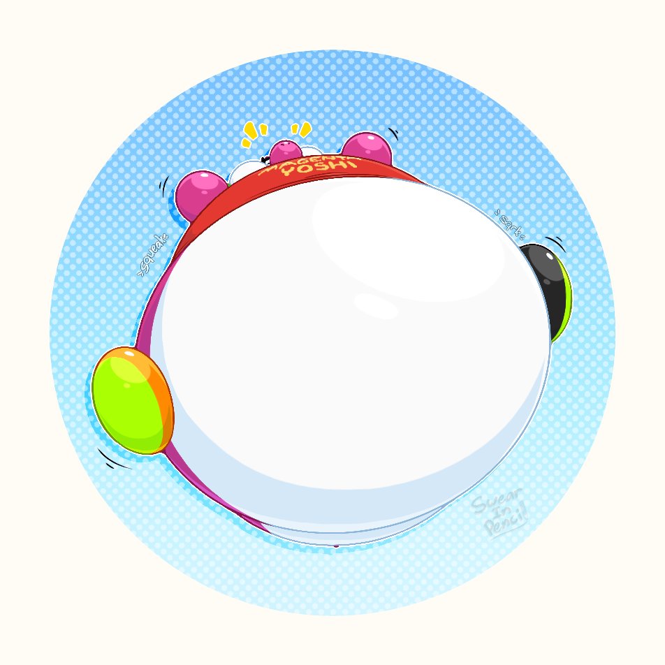 SwearInPencil's tweet photo. Something for @MagentaYosh52 
The happiest balloon Yoshi there is! https://t.co/0XPzJkhSXT
