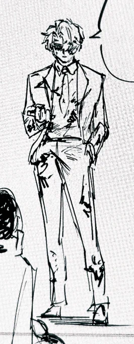 スーツ着るのは嫌だけど描くのは好き 