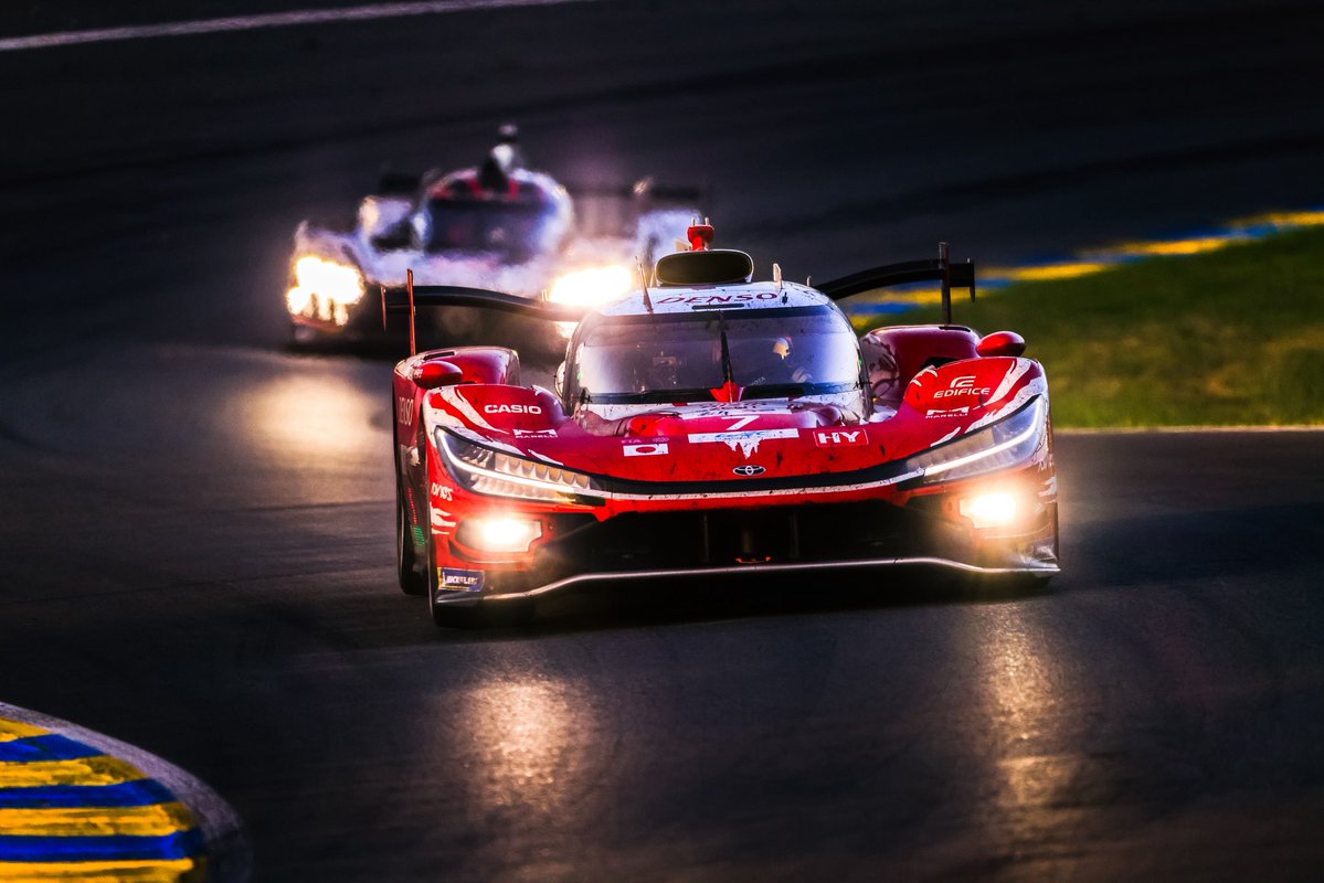 OfficialBARCHQ's tweet photo. Congratulations to British driver Mike Conway and teammates Nyck De Vries, Kamui Kobayashi and Toyota on victory at Le Mans 🏆  ��🇫🇷

#LeMans24 #BARC https://t.co/8jNaPEIC7g