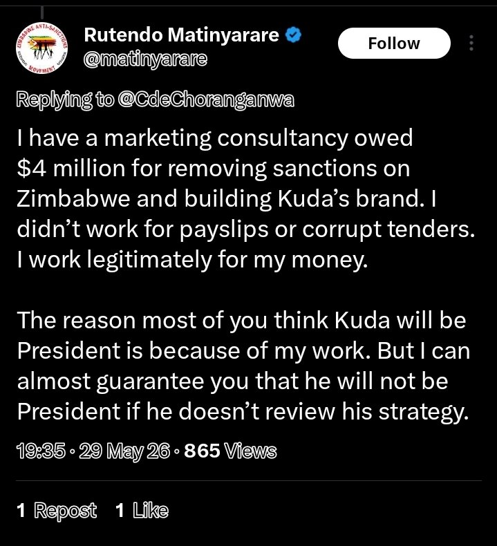 Smilodon_Scar's tweet photo. @ShazieMidb @Chii57733777145 @matinyarare @james47665817 I did not ask him to disclose anything nor did I fill in any blanks with assumptions. These are his own words. https://t.co/E8ozSP3sxb
