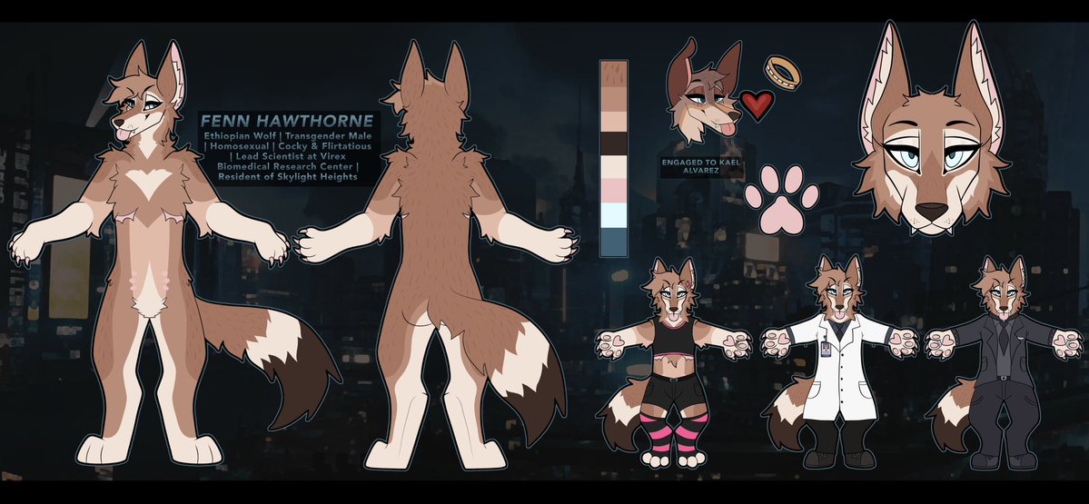 VirexDistricts's tweet photo. —

Fenn Ref! 
SFW &amp; NSFW! 

— https://t.co/zSRIfCThw7