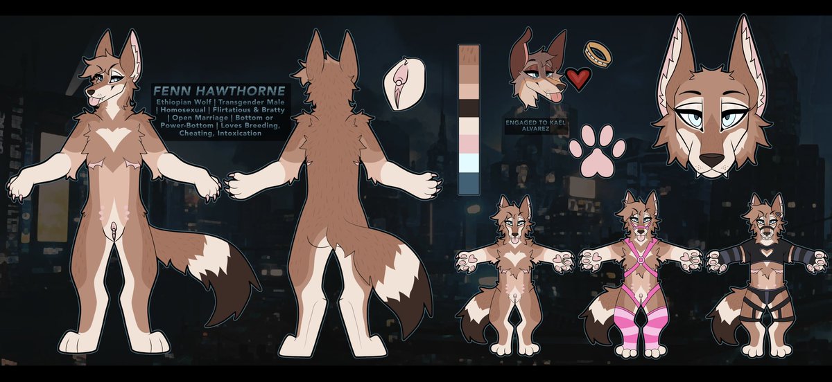 VirexDistricts's tweet photo. —

Fenn Ref! 
SFW &amp; NSFW! 

— https://t.co/zSRIfCThw7