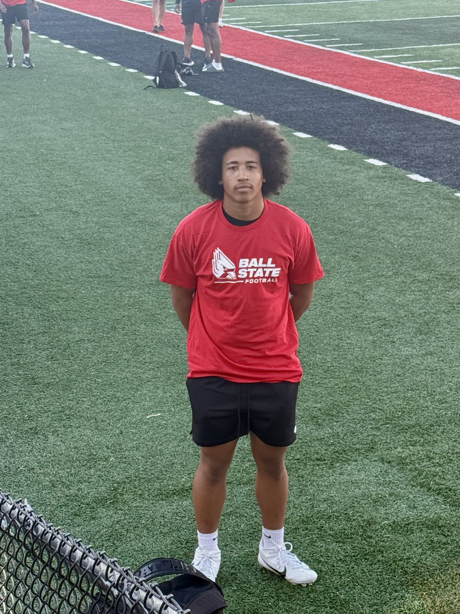 QuincyJackson05's tweet photo. Thank you @BallStateFB for putting on a great camp I’m looking forward to returning for game day visits 
@CoachU_BSU @Coach_MJBunch @CoachRayHolmes @CoachWCinelli https://t.co/mm4dKDAiJD