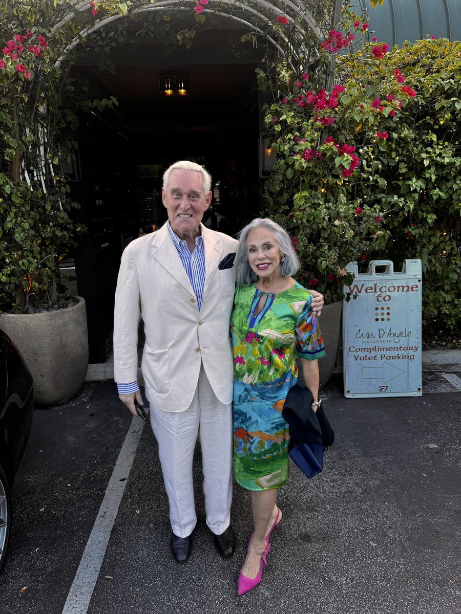 RogerJStoneJr's tweet photo. Stepping out with my baby last night ! https://t.co/csazcJ10xd