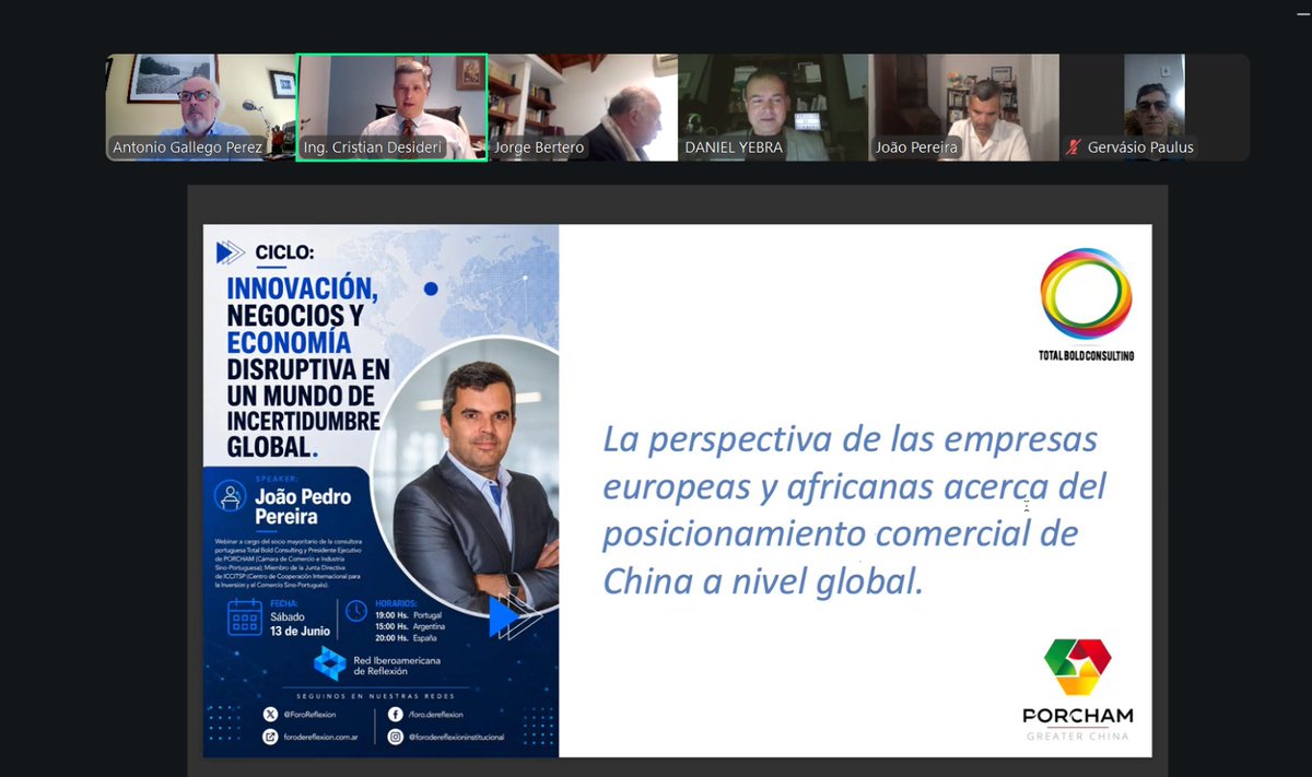 ForoReflexion's tweet photo. ¿La clave del análisis? El rol de China como "arquitecto de ecosistemas" (finanzas, producción y logística). Un desafío global que reunió a un masivo auditorio virtual con diplomáticos y especialistas de América Latina y África. https://t.co/0s2OFKQXWg