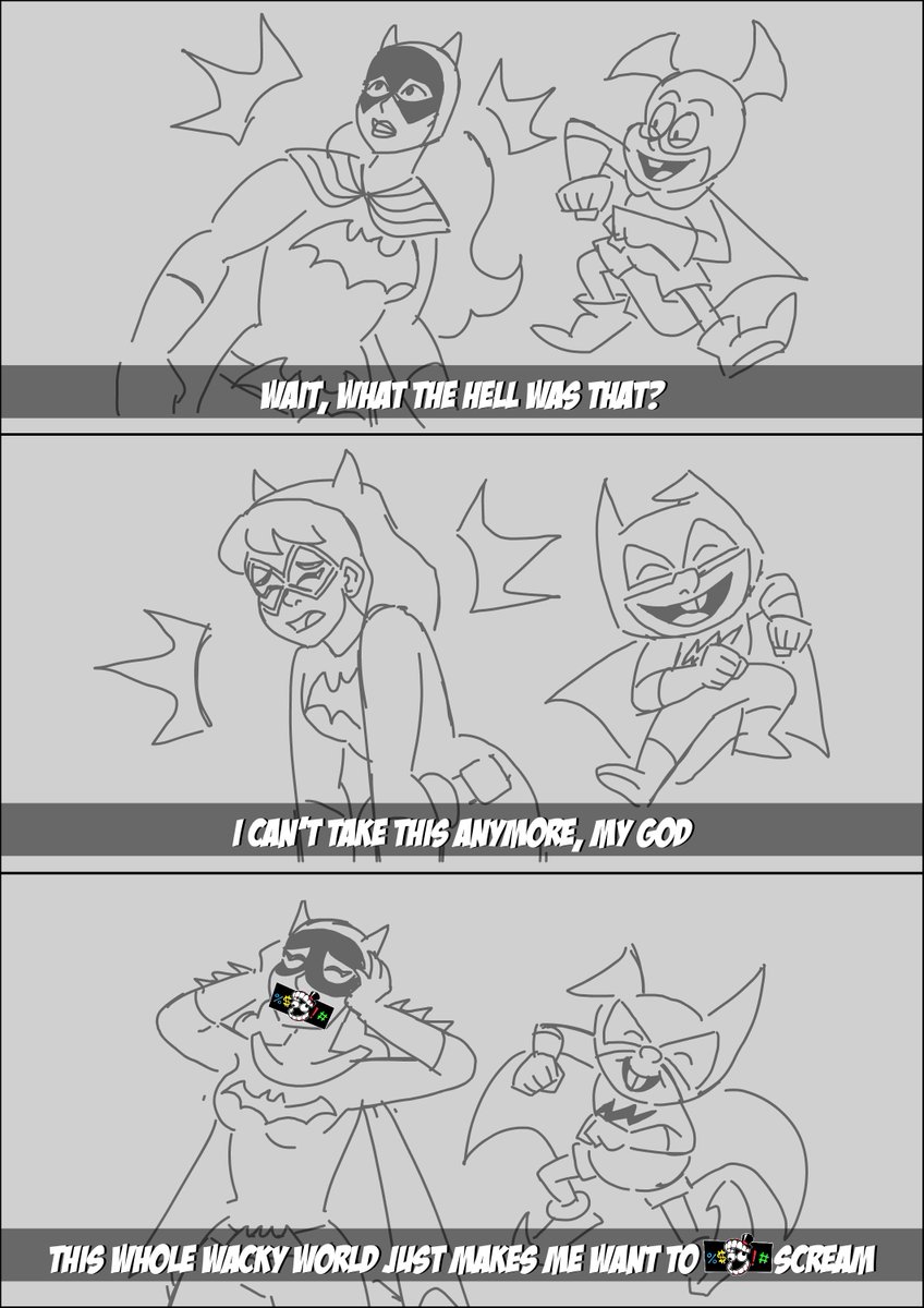 SecretScrapV2's tweet photo. Bat-Mite takes Batgirl to a Wacky World
#DC #DCComics #DC_Comics #Batman #TADC #TheAmazingDigitalCircus #The_Amazing_Digital_Circus #DCSHG #DC_SuperHero_girls #DCSuperHeroGirls #DCAU #LegoBatman #Lego_Batman https://t.co/BDjn7PNdP7