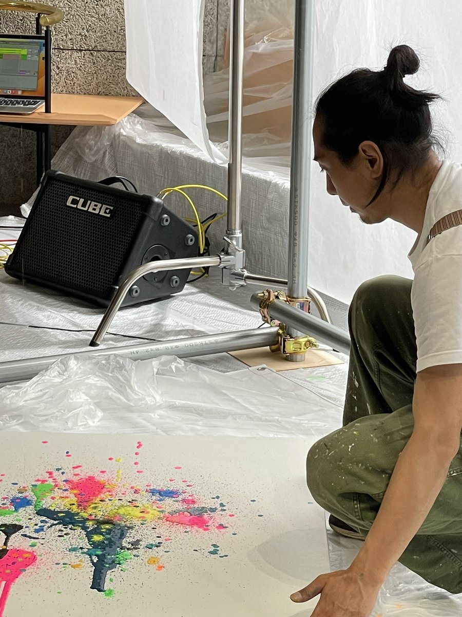 8littlebee8's tweet photo. アート🎨✖︎アート🎹
��敵でした！
カッケー仲間がカッケー事やってました😝

一緒に行って下さった皆様ありがとうございました❗️

来られなかった方も
あの今ちゃんが
撮影してたので🎥

カッケー映像を後日
きっと見られます😎

Traces of Performance

#ほんなら僕は 😏 https://t.co/lSMgwNPY1F