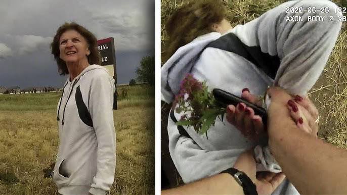 MorbidKnowledge's tweet photo. In 2020, two police officers arrested a 73-year-old woman with dementia for stealing $13, then went back to the station and laughed about it. 

On June 26, 2020, Karen Garner left a Walmart after allegedly forgetting to pay for cleaning supplies, a t-shirt, candy, and soda. 

Walmart staff took the items back from her and she began walking home. Police were called anyway. 

Officer Austin Hopp pushed her to the ground and handcuffed her. 

In the footage she appears confused and scared, at one point pleading: "I am going home." The arrest fractured her arm, dislocated her shoulder, and sprained her wrist. 

She was then held in a jail cell for hours without medical attention.

Back at the station, precinct cameras caught Hopp and two colleagues eating popcorn, laughing, and fist-bumping as they replayed the bodycam footage. 

One officer said: "Ready for the pop? Hear the pop?" Another said: "Body-cams are my favorite thing to watch."

Hopp pleaded guilty to second-degree felony assault. Garner's family opposed the plea deal. 

Four officers in total were placed on administrative leave.

The city of Loveland ultimately paid Karen Garner $3 million to settle the civil lawsuit. She had forgotten to pay for $13.88 worth of shopping.