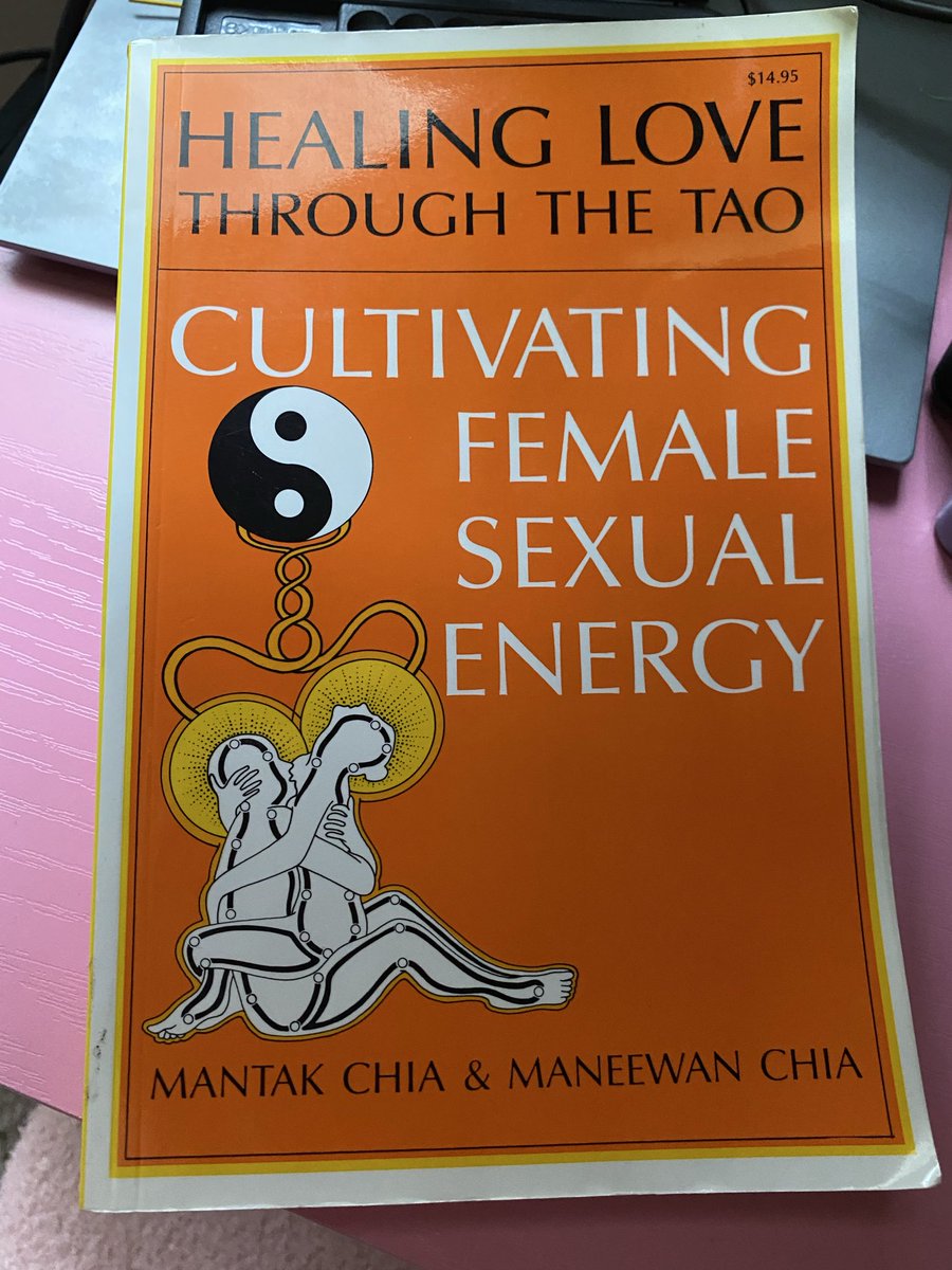 TaiSoleilSol's tweet photo. I’m late to the party but if you wanna have orgasms that last 3 days you need to check out this book. It’s a similar concept called the “valley orgasm” to make orgasms last longer and store them in organs to heal them. https://t.co/cjIKVn8St5