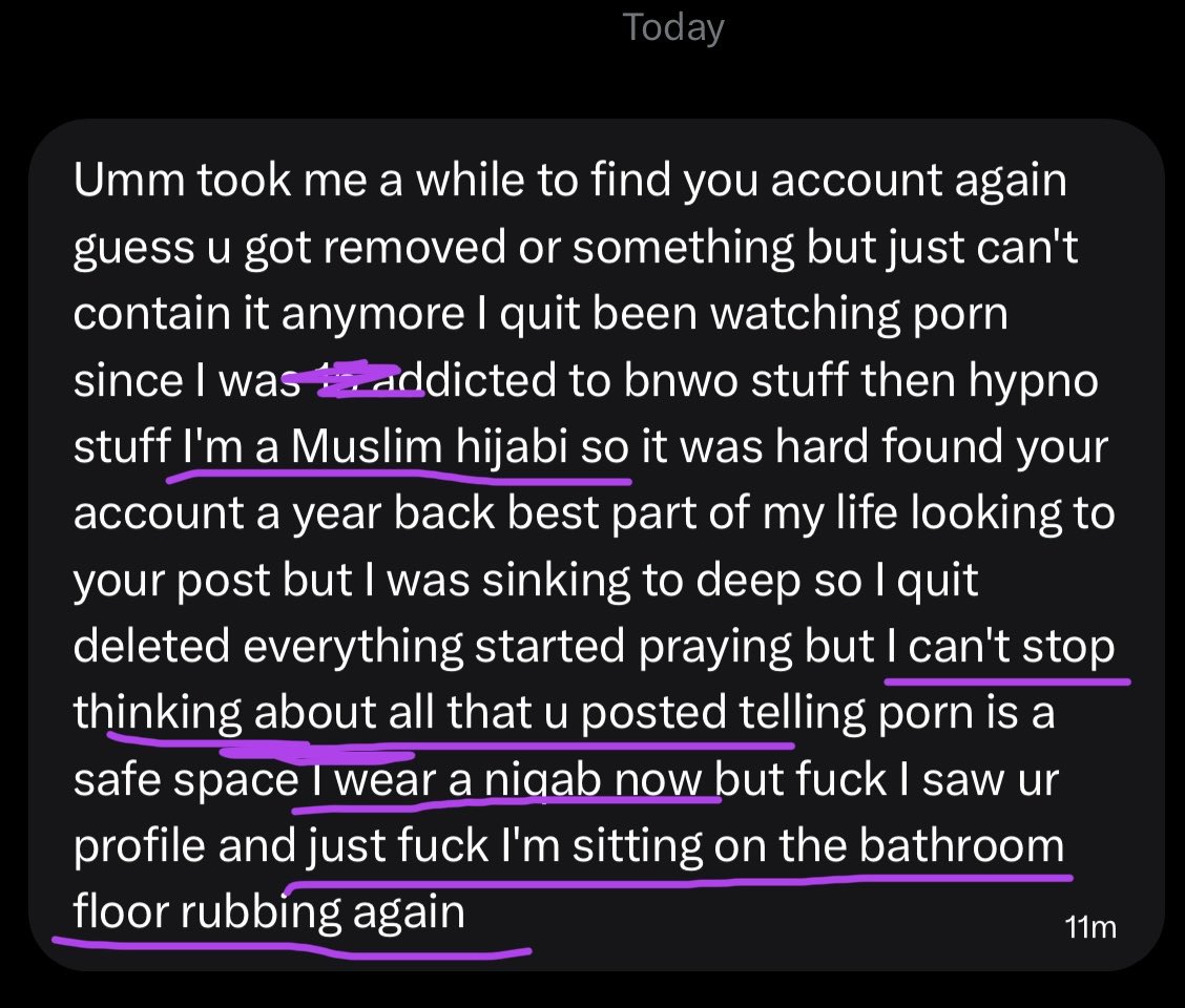 goon4we's tweet photo. Goonette Confession - F21 hijabi, dedicated muslim but loves Porn so much, wears niqab but still can’t stop rubbing.

DM if you are a goonette and want to send a confession. You can confess anything anonymously. If you are a muslim goonette, you can share your experience too. https://t.co/9MeEznpnqT