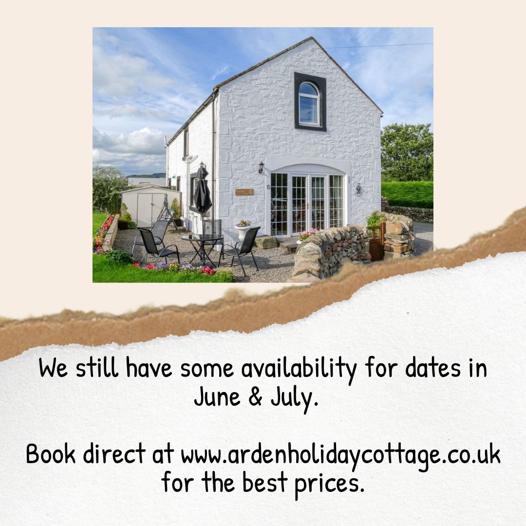 ArdenCottage's tweet photo. Nestled in a quiet rural location in Dumfries &amp; Galloway, our cottage still has some limited availability in June and July. The cottage sleeps five people comfortably with a double, twins, single room, bathroom, and a separate toilet and shower room #ArdenHolidayCottage https://t.co/BScZ5Zv9W4