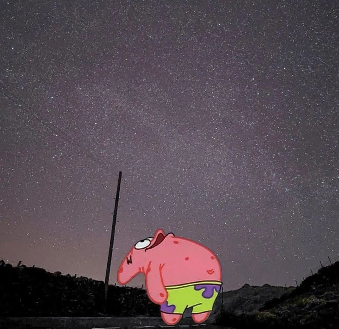 RaminNasibov's tweet photo. Me whenever the stars are visible https://t.co/3KboJMjYsA