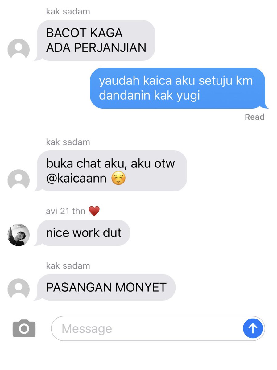 chakanigoyangi's tweet photo. #realchat ada yg tau ini kaicaann ini kemana kok gak bales grup https://t.co/MvV0DZyoZn