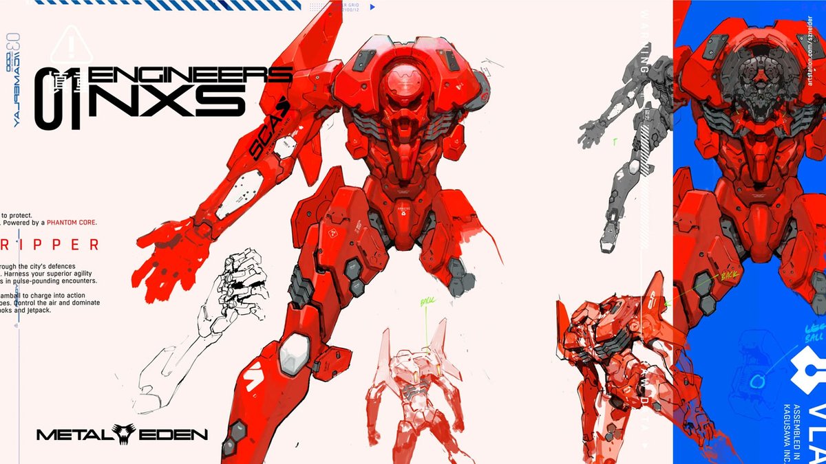 creativeuncut's tweet photo. We've added a new gallery of 40 artworks from Metal Eden, featuring designs for characters, Engineers, and weapons by artist Benedykt Szneider! 

https://t.co/aAFFbsoNbL https://t.co/GhmoI4bMw4